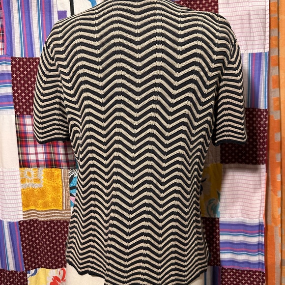 Talbots Chevron Patterned Top - Picture 3 of 5